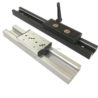 Rail de guidage haute vitesse à double axe intégré Black SGR20 avec curseur à rouleaux SGB20 3 roues et 4 roues