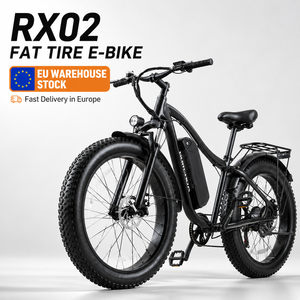 จักรยานไฟฟ้า EU Warehouse Stock RX02 รุ่น Step Through ยางใหญ่ 48V 15Ah แบตเตอรี่ถอดได้ 7 สปีด สำหรับในเมือง พร้อมตะแกรงหลัง R19 EU Warehouse - Product Image 2