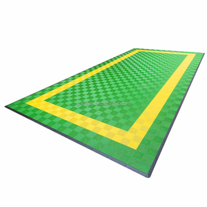 Plancher en vinyle à emboîtement de <span class=keywords><strong>garage</strong></span> antidérapant à bas prix Carreaux non toxiques en PP pour parquet de conception de modèle 3D de rêve de sous-sol - Product Image 6