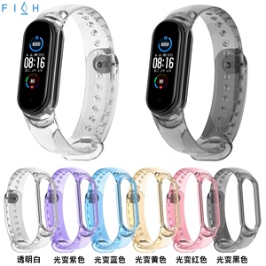 สำหรับสายรัด Mi Band 3/5/6/7 สายรัดอเนกประสงค์แบบปรับได้ ความกว้าง 20 มม. วัสดุอื่นๆ - Product Image 1