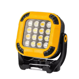 Lampe de travail magnétique portable – Projecteur et lanterne LED rechargeables, lampe de camping et de pêche 2-en-1, lampe magnétique d'urgence pour O - Product Image 5