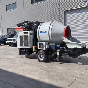 L-270 Portable Trailer Mounted diesel Electric <strong>Mini</strong> Concrete <strong>Cement</strong> <strong>Mixers</strong> with Pumps Machines Concrete Pump <strong>Mixer</strong> - Product Image 2