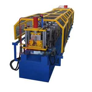 Máquina formadora de rollos de poste de extremo de enrejado de viñedo de uva metálica pregalvanizada - Product Image 1