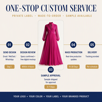 Robe chemise longue en mousseline micro-plissée vintage personnalisée, col rabattu, boutonnée, manches longues transparentes, coupe ample, fabrication sur mesure