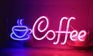 لوحة أكريليك مضيئة بلون أبيض دافئ مع إضاءة RGB للديكور الجداري، لافتة نيون بلاستيكية أكريليكية مع إضاءة LED تعمل بـUSB للديكور الجداري - Product Image 6