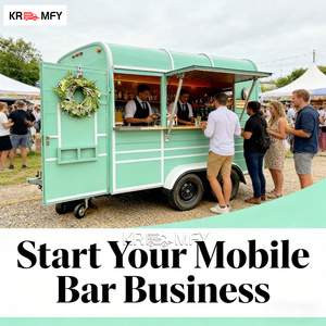 รถพ่วงขายอาหารเคลื่อนที่แบบหลายหน้าต่าง ดีไซน์สำหรับร้านค้าเคลื่อนที่ บริการรวดเร็ว จัดการคิวสำหรับลูกค้าหลายคน - Product Image 1