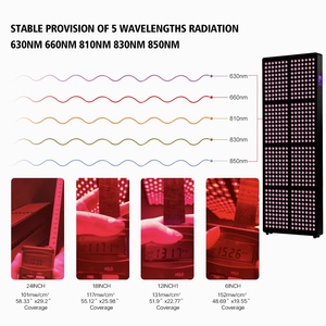 Azure sử dụng nhà tùy chỉnh led liệu pháp ánh sáng đỏ Bảng điều khiển đầy đủ cơ thể đứng ODM/OEM cho mặt đầu chân/cánh tay Làm Đẹp điều trị chúng tôi - Product Image 6