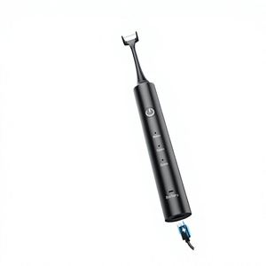 ไหมขัดฟันไฟฟ้าแบบพกพาไร้สาย สำหรับขจัดกลิ่นปาก พร้อมที่ขูดลิ้น - Product Image 1