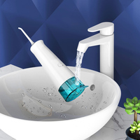 Hydropulseur dentaire portable sans fil rechargeable IPX7 pour les dents, les gencives et les appareils dentaires – Soin bucco-dentaire