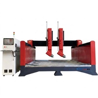 Máquina de Grabado CNC de Alta Precisión de Doble Cabezal y 4 Ejes con Motor de Alta Potencia para Granito y Mármol