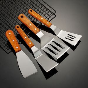 Espátula de Acero Inoxidable para Teppanyaki, Cuchillo para Pizza y Comida Occidental, Herramienta para Tortitas y Panqueques - Product Image 3