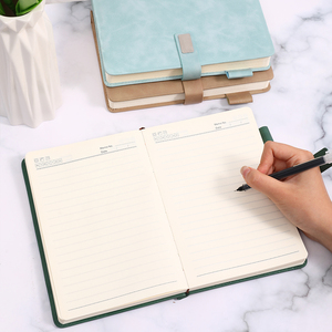 Grosir <span class=keywords><strong>Notebook</strong></span> A5 kelas atas dengan penutup PU warna kreatif kustom dan tombol Magnet untuk perjalanan kantor bisnis - Product Image 3