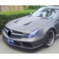 FRP Wide Bodykit für Mercedes-Benz SL-Klasse R230 BS-Style Seitenschweller Heckspoiler Frontstoßstange Motorhaube Kotflügel Karosserie-Kit