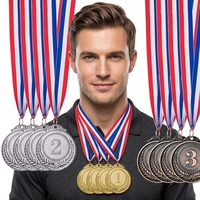 Médaille de compétition sportive personnalisée en alliage de zinc or argent multicolore avec logo personnalisé, conception gratuite, usine OEM ODM