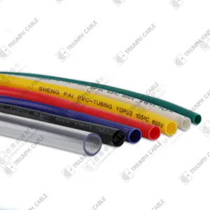 Free Sample 600v High Voltage PVC Tube OD 12.0mm Yellow Black Red White Tube In Stock