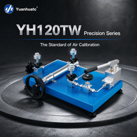 Pompe de calibration de pression d'air stable 60 bars YH120TW, pompe comparatrice pneumatique de table précise 10 Pa pour un test de transmetteur fiable