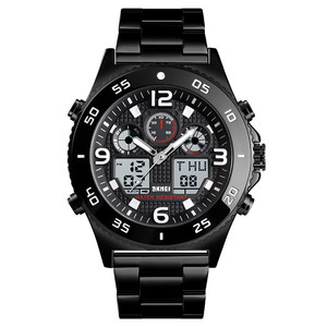 Nuevo Reloj de Cuarzo SKMEI 1538 de 2019, <span class=keywords><strong>Relojes</strong></span> Analógicos Digitales de Acero Inoxidable para Hombre - Product Image 3