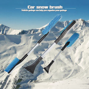 Vente chaude ABS <span class=keywords><strong>Chenille</strong></span> En Aluminium Extensible <span class=keywords><strong>Pelle</strong></span> À Neige et Grattoir À Glace Les Deux Extrémités Brosse Lavage De Voiture Propre Ensemble - Product Image 6