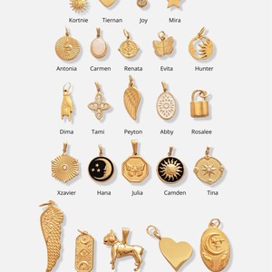 Mode tren hadiah Sayap Cinta desain Inset zirkon DIY kalung gelang perhiasan Aksesori baja tahan karat - Product Image 2