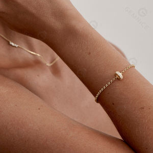 Anillo Gemnel con luz dispersa y banda espaciadora incrustada, diseño apilable, plata de ley, joyería de cristal en racimo - Product Image 3