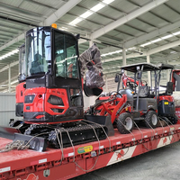 Mini-excavatrice compacte 1,2 tonne avec marteau, certifiée CE/EPA/Euro 5, livraison gratuite, vente en gros Chine, prix compétitifs