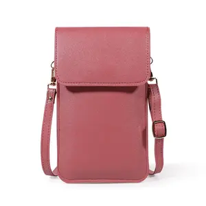 Hot Bán Thiết Kế Mới Phụ Nữ Túi Xách Tay Trong Suốt Màn Hình Cảm Ứng Mini Điện Thoại Di Động Túi Ví Vai Nhỏ Chéo Cơ Thể Túi - Product Image 1