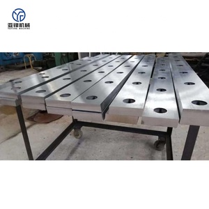 D2 SKD11 Gantry Warm walzen Umformen Metall Hydraulische Bewehrung <span class=keywords><strong>Alligator</strong></span> Industrielle Guillotine Scher maschine Klinge für Eisens chrott - Product Image 2