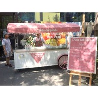 3 roues voiture tricycle mini donut cart design fast food cart retail fast food stand modern tricycle cart with push handle à vendre