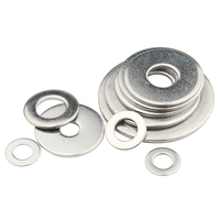 Custom Size Stainless Steel SS 304 316 31L A2 A4 Flat Washer DIN125 M8 M10 M12 Round Plain Washer 3/16" 1/4" 1/2" Inch Size