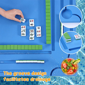 <span class=keywords><strong>Mesa</strong></span> de Mahjong Flotante, EVA Ecológica, Impermeable, para Fiestas en la Piscina, Juego de Cartas, Tapete Integrado, Compatible con <span class=keywords><strong>Sam</strong></span>'s Club - Product Image 2