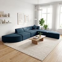 Vakuumkomprimierte Sofas Hochdichter Schaumstoff Modulares Wohnzimmer-Sofa-Set Apartment-Kombinationscouch