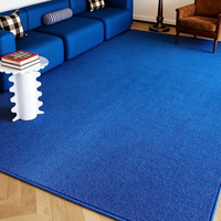 Tapis bouclé personnalisé couleur unie écologique, doux, antidérapant et moelleux pour la maison, la chambre, l'hôtel et les espaces commerciaux