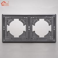 Prises murales électriques KLASS 220-250V 16A, installation facile, panneau PC, norme européenne, prises USB, interrupteurs et prises électriques blancs.