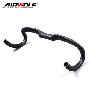 400/420/440mm noir carbone vélo de route guidon vélo barres de chute 31.8 cyclisme guidon Dropbars - Product Image 4