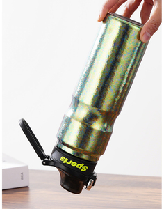 Bouteille d'eau sportive en titane pur 650 ml, intérieur et extérieur en titane pur, bouchon rabattable, bouteille à boire portable en titane pour l'extérieur - Product Image 4