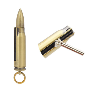 Porte-clés multifonction en laiton avec ouvre-bouteille créatif, briquet à allumettes et ouvre-boîte - Product Image 3