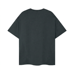 เสื้อยืดคอกลมทรงปกติสำหรับผู้ชาย ผ้าฝ้ายลำลอง สตรีทแวร์ แขนสั้น ไม่มีลาย หนานุ่ม พรีเมียม เป็นมิตรกับสิ่งแวดล้อม ผ่านการซักแล้ว รุ่นพื้นฐาน - Product Image 1