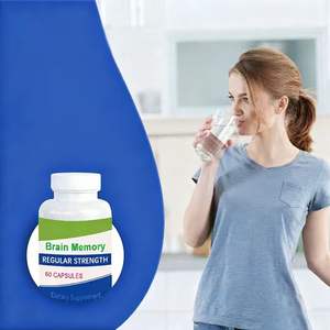 Suplemen Kapsul OEM Memory <span class=keywords><strong>Brain</strong></span> Booster untuk Fokus, Kejernihan, Energi & Tidur 30 Kapsul untuk Pria & Wanita Dewasa - Product Image 2