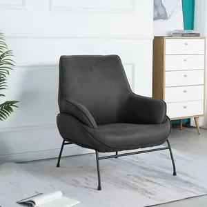 Fancy Banket Hotel Koffie New York Metalen Frame Armleuning Vrije Tijd Gestoffeerde Fauteuil Stof Woonkamer Sofa Stoelen