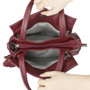 Sac à main AndoBag rétro en cuir véritable, grande capacité, sac bandoulière, sac fourre-tout décontracté pour femmes 1950 - Product Image 4