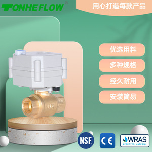 Vanne à boisseau sphérique électrique miniature Tonhe DN15 1.0Mpa filetée pour le contrôle de l'eau - Product Image 5