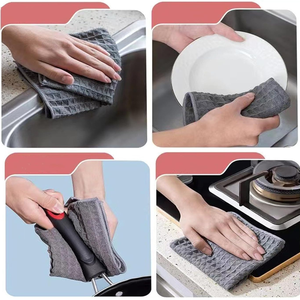 Toallas <span class=keywords><strong>de</strong></span> Algodón 100% con Tejido Waffle <span class=keywords><strong>de</strong></span> Color Liso Personalizadas, Ultra Suaves, Absorbentes, <span class=keywords><strong>de</strong></span> Secado Rápido, en Varios Colores, <span class=keywords><strong>Paños</strong></span> <span class=keywords><strong>de</strong></span> Limpieza para <span class=keywords><strong>Cocina</strong></span> - Product Image 5