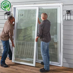 Fabricant chinois de portes coulissantes panoramiques en verre sur mesure pour villas, portes en aluminium étanches - Product Image 1