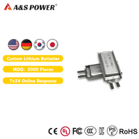 Penjualan Langsung Pabrik Baterai Lithium Polymer 3.7V 250mAh 601530 untuk Produk Elektronik Konsumen