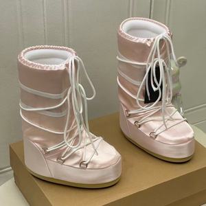 Botas de Invierno Desmontables para Mujer, a la Moda, hasta la Rodilla, con Suela de Cuero Antideslizante, Tacón Grueso, Impermeables y Cálidas - Product Image 6