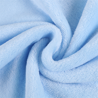 Tissu polaire corail 100 % polyester 300 g/m² OEM personnalisé, tricoté brossé, doux et moelleux, anti-boulochage, pour couvertures et revêtements de canapé