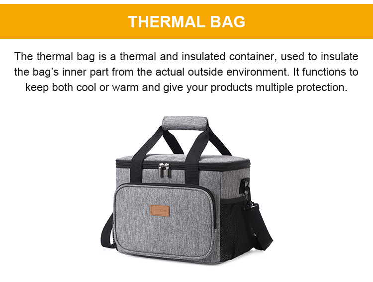 Tyvek Cooler Tote, Nylon Polyster Lunch Bags, Picnic Bag Kraft Paper Lunch Bag, Thermal, Transport Portable