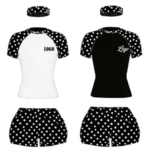 2026 <strong>Women</strong> <strong>Suit</strong> Casual <strong>Shorts</strong> <strong>Suit</strong> Polka Dot Print Custom Logo High Quality Cotton Shirt Clothing <strong>Women</strong> <strong>Shorts</strong> <strong>Suit</strong> - Product Image 1