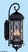 Lanterne murale extérieure en aluminium moulé sous pression, style vintage, lumière LED de jardin, IP65 étanche, lampes murales élégantes, angle de faisceau de 360°
