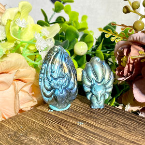 สุนัขจิ้งจอก<span class=keywords><strong>เก้า</strong></span><span class=keywords><strong>หาง</strong></span>คริสตัลลาบราดอไรต์รักษาธรรมชาติสำหรับตกแต่งห้อง - Product Image 4